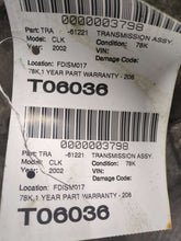 Load image into Gallery viewer, AUTOMATIC TRANSMISSION CLK320 CLK430 CLK500 CLK55 E320 E430 00-03 RWD - NW534134
