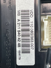 Load image into Gallery viewer, SPEEDOMETER CLUSTER E300 E320 E350 E550 E63 2008 08 - NW365960
