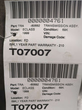 Load image into Gallery viewer, TRANSMISSION E300d E320 E430 E55 1998 98 1999 99 AWD - NW540704
