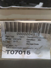 Load image into Gallery viewer, TRANSMISSION Ford Escape 2017 17 2018 18 2019 19 4X4 - NW541462
