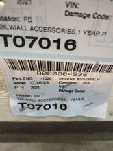 Load image into Gallery viewer, Engine Motor Jeep Compass 2021 - NW541242
