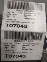 Load image into Gallery viewer, TRANSMISSION Volvo XC90 2011 11 2012 12 2013 13 AWD - NW543943
