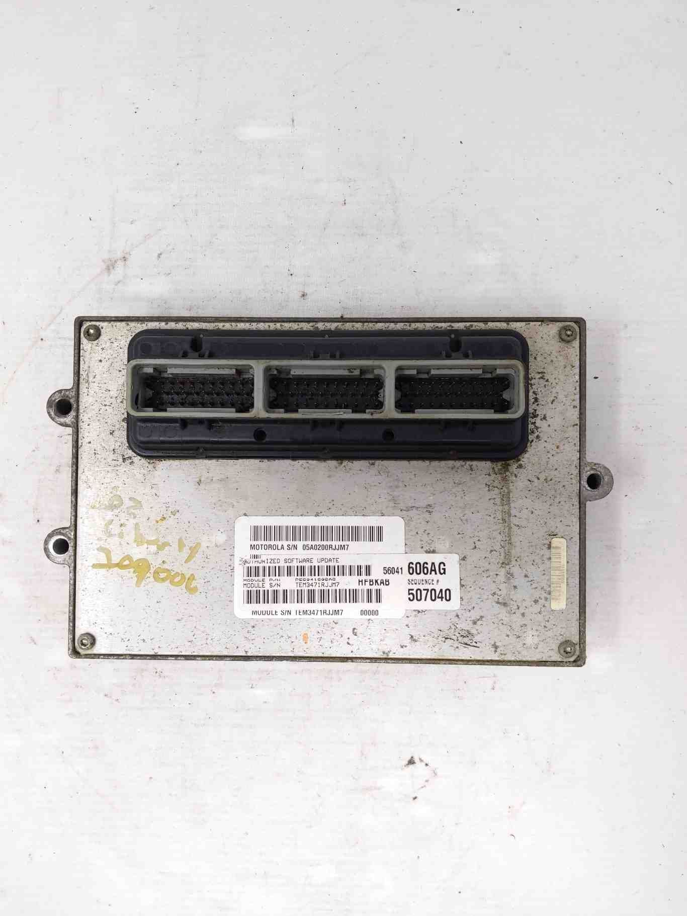 ECU ECM COMPUTER Jeep Liberty 2002 02 3.7L Auto - NW58314 – Tom's ...