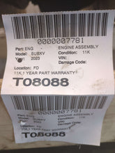 Load image into Gallery viewer, Engine Motor  XV CROSSTREK 2023 - NW556558
