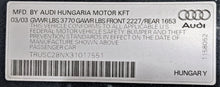 Load image into Gallery viewer, Floor Shifter Audi TT 2003 - NW383894
