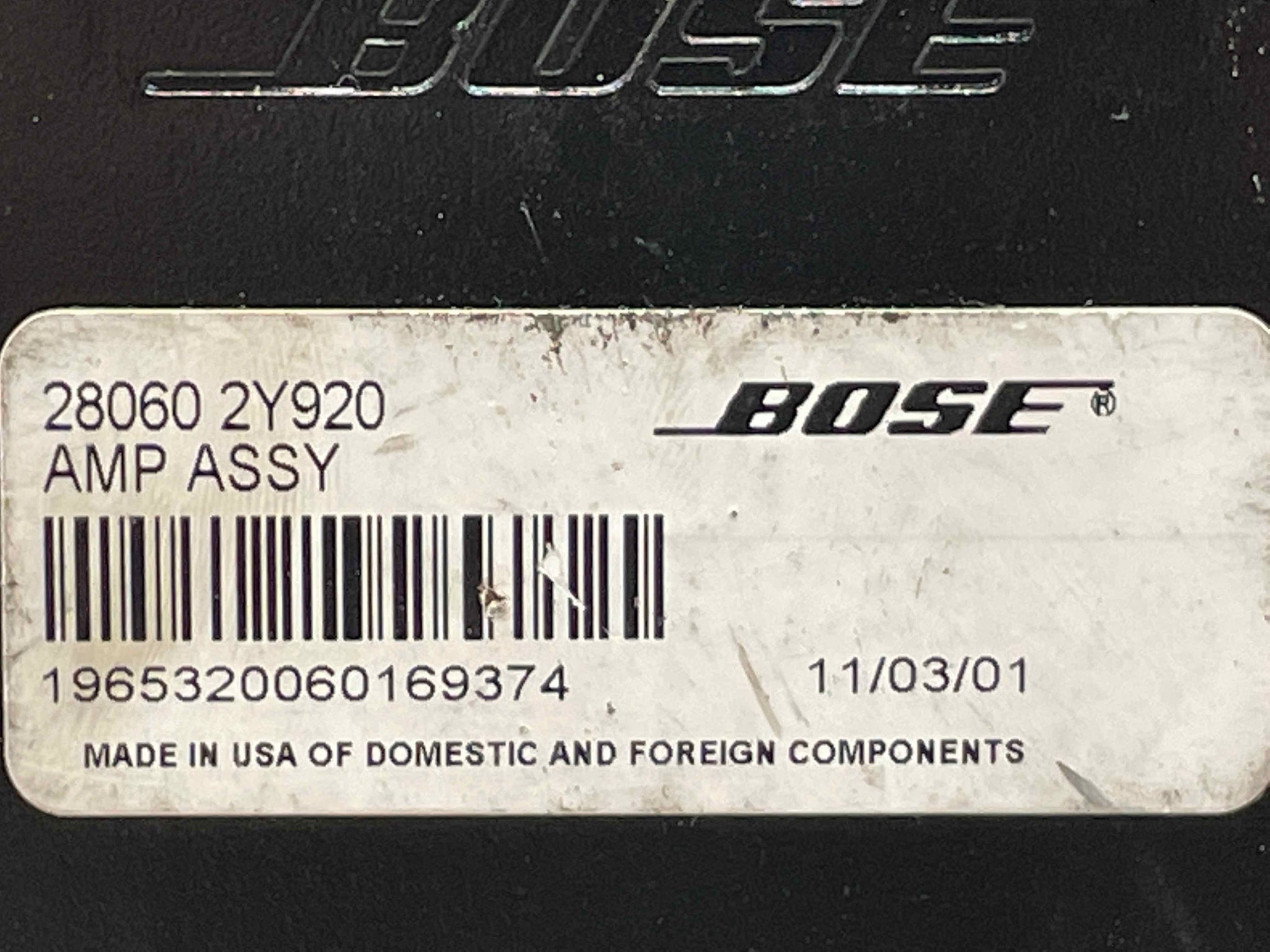 Amplifier Nissan Maxima Infiniti I35 2002 02 2003 03 2004 04 Bose