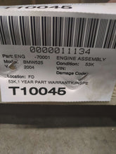 Load image into Gallery viewer, ENGINE 525i 2004 04 2005 05 2.5L - NW566584
