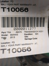 Load image into Gallery viewer, AUTOMATIC TRANSMISSION BMW 328i X3 2013 13 2014 14 AWD - NW568520

