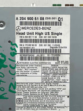 Load image into Gallery viewer, RADIO Mercedes-Benz C250 C300 C350 C63 2012 12 - NW545558
