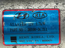 Load image into Gallery viewer, Starter Motor Hyundai Genesis 2013 - NW568743
