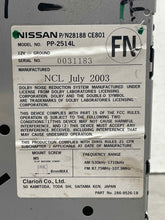 Load image into Gallery viewer, RADIO Nissan 350Z 2004 04 AM FM 6 CD - NW579275
