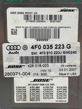 Load image into Gallery viewer, AMPLIFIER Audi A6 S6 2010 10 2011 11 2012 12 2013 13 - NW579809
