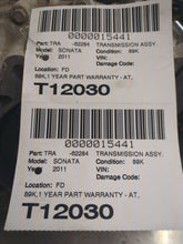Load image into Gallery viewer, TRANSMISSION Sonata Optima 2011 11 2012 12 2013 13 VIN C/7 - NW583906
