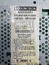 Load image into Gallery viewer, Radio Honda Civic 2003 03 Hybrid AM FM CD - NW137645
