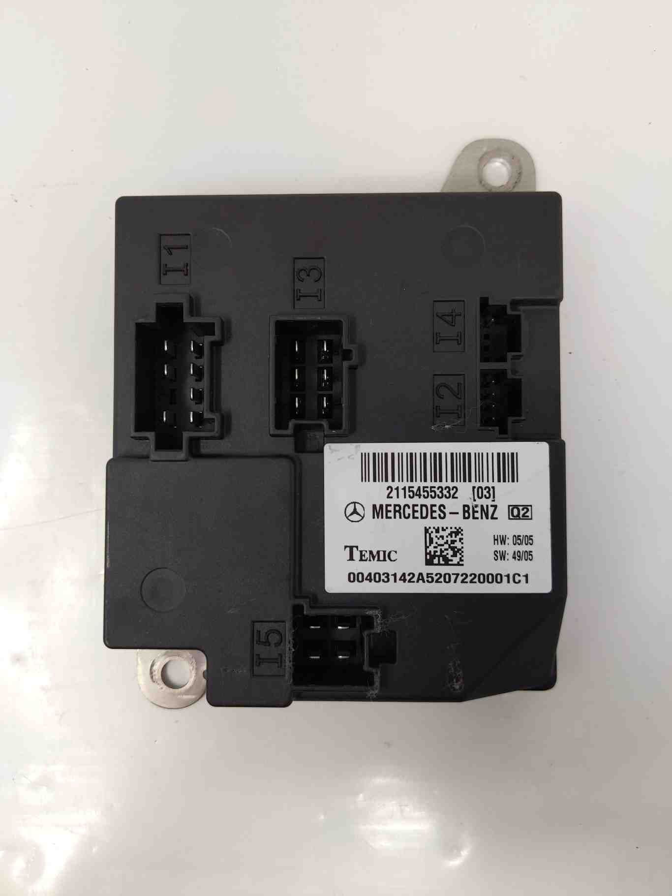 BODY CONTROL MODULE BCM COMPUTER CLS550 CLS63 E280 E300 E320 07-11 - N ...