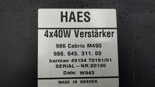 Load image into Gallery viewer, AMPLIFIER Boxster Boxster S 1997 97 1998 98 1999 99 2000 00 - NW139273
