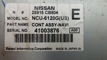 Load image into Gallery viewer, Navigation Player Altima Quest Murano 2005 05 - NW105167
