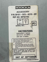 Load image into Gallery viewer, Radio Honda Element 2007 07 2008 08 2009 09 2010 10 2011 11 AM FM CD MP3 EX - NW137702
