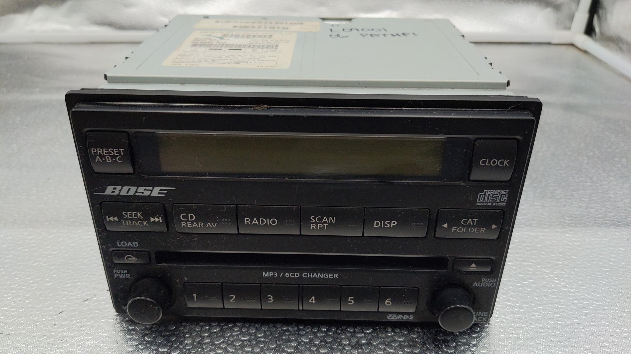 RADIO Nissan Pathfinder 2005 05 2006 06 2007 07 AM FM CD