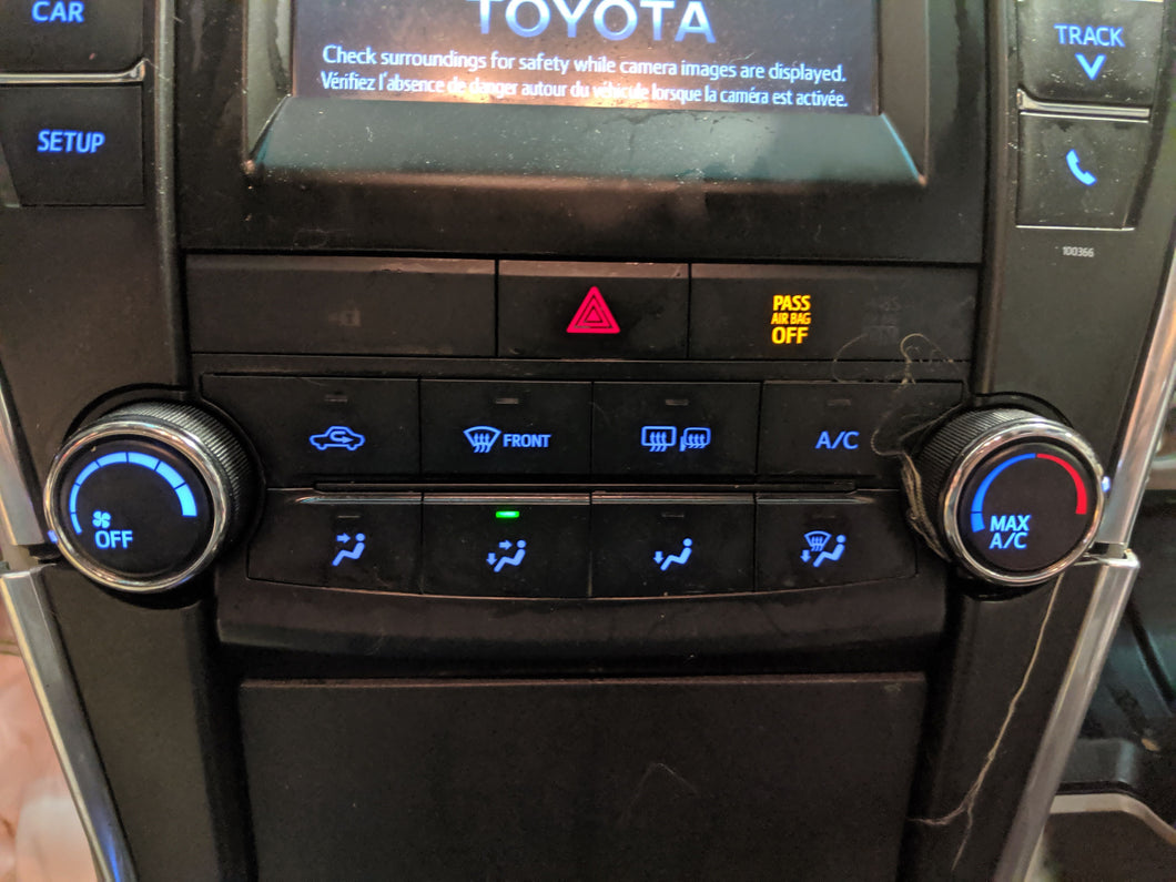 TEMPERATURE CONTROLS Toyota Camry 2015 15 2016 16 - NW101459