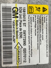 Load image into Gallery viewer, AIR BAG CONTROL MODULE COMPUTER Cadillac STS 2006 06 2007 07 - NW26360
