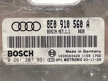 Load image into Gallery viewer, ECU ECM COMPUTER Audi S4 2004 04 Manual - NW547572
