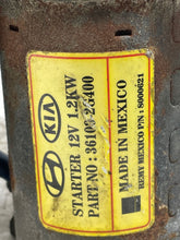 Load image into Gallery viewer, STARTER MOTOR Santa Fe Sonata Optima Sorento 14 15 16 - NW170536
