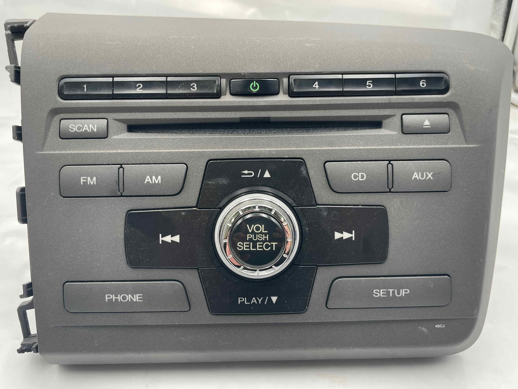 RADIO DISPLAY SCREEN Honda Civic 2012 12 - NW231990