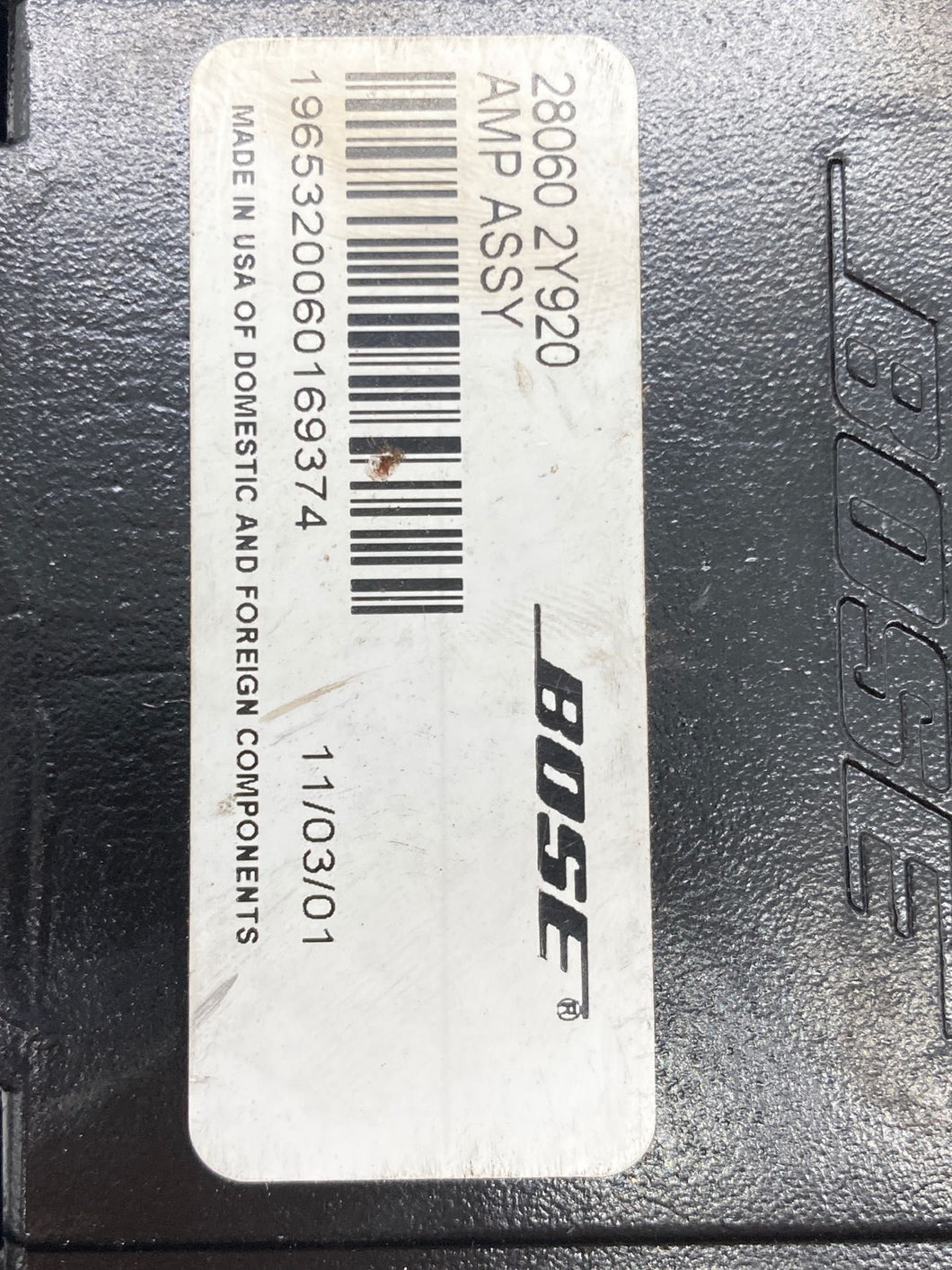 Amplifier Nissan Maxima Infiniti I35 2002 02 2003 03 2004 04 Bose