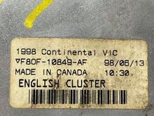 Load image into Gallery viewer, Speedometer Cluster  LINCOLN CONTINENTAL 1998 - NW159128
