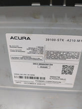 Load image into Gallery viewer, RADIO Acura RDX 2010 10 2011 11 2012 12 - NW278179
