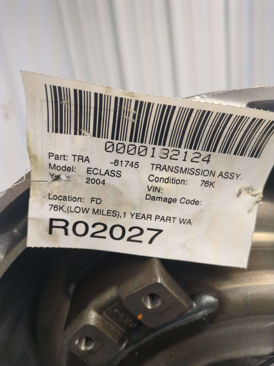 TRANSMISSION Mercedes-Benz E320 E500 E55 2004 04 2005 05 AWD - NW288190