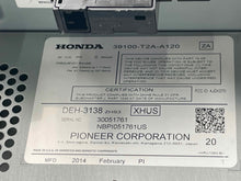 Load image into Gallery viewer, RADIO Honda Accord 2013 13 2014 14 2015 15 - NW137576
