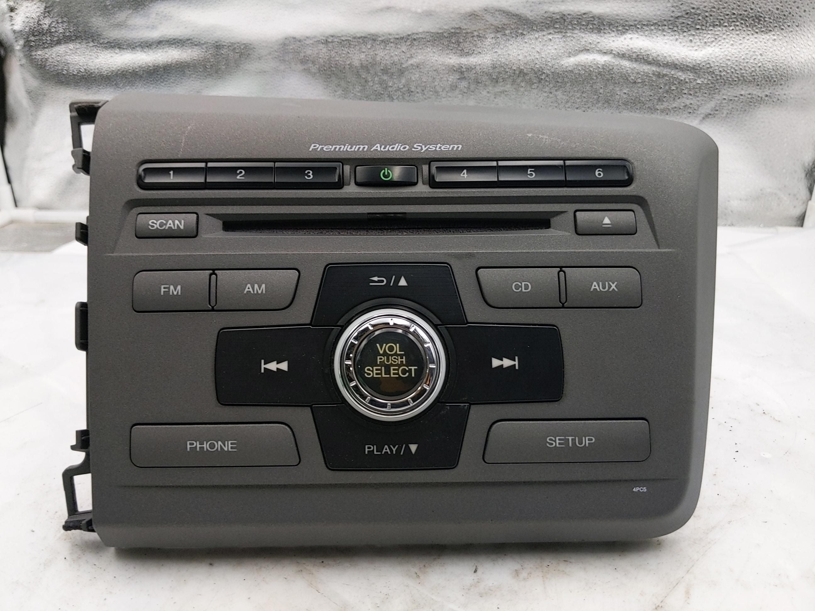 RADIO Honda Civic 2012 12 - NW297892 – Tom's Foreign Auto Parts
