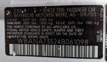 Load image into Gallery viewer, AXLE DIFFERENTIAL BMW 530i 2004 04 2005 05 3.46 RATIO  Auto - NW303038
