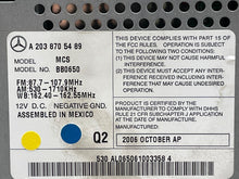 Load image into Gallery viewer, Radio  MERCEDES C-CLASS 2007 - NW305336
