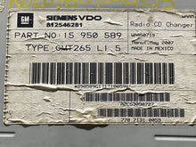 Load image into Gallery viewer, RADIO CTS SRX 2003 03 2004 04 2005 05 2006 06 AM FM CD cassette - NW291893
