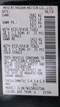 Load image into Gallery viewer, ENGINE MOTOR QX60 Pathfinder 2014 14 3.5L VIN A - NW313030
