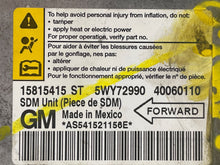 Load image into Gallery viewer, AIR BAG CONTROL MODULE COMPUTER Cadillac STS 2006 06 2007 07 - NW26361
