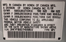 Load image into Gallery viewer, HEADLIGHT LAMP ASSEMBLY Honda Pilot 2006 06 2007 07 2008 08 Left - NW385447
