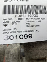 Load image into Gallery viewer, AUTOMATIC TRANSMISSION Volvo S60 XC60 2012 12 FWD - NW389857
