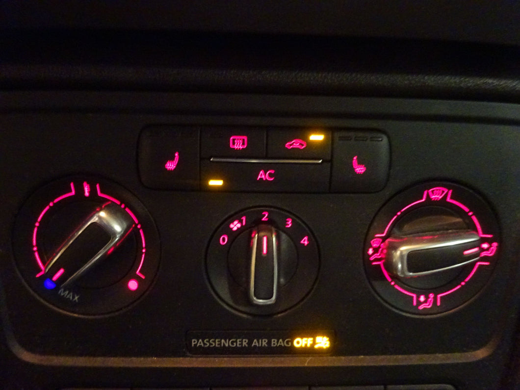 Temperature Controls Volkswagen Beetle 2012 - NW101520