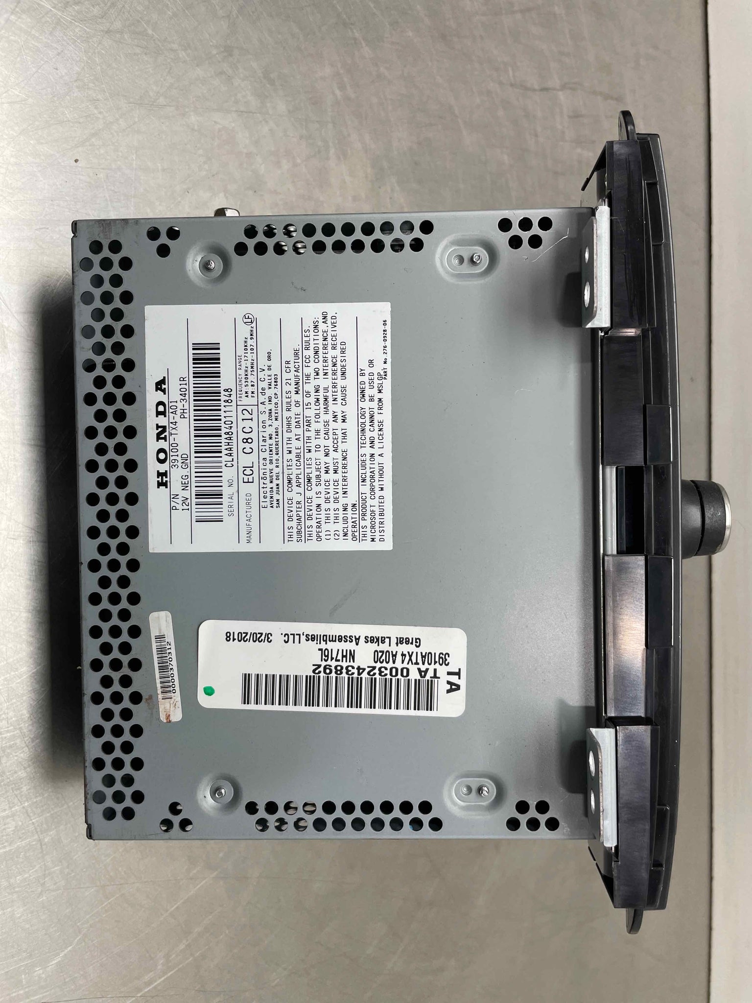 RADIO Acura RDX 13 14 15 16 17 18 - NW416385 – Tom's Foreign