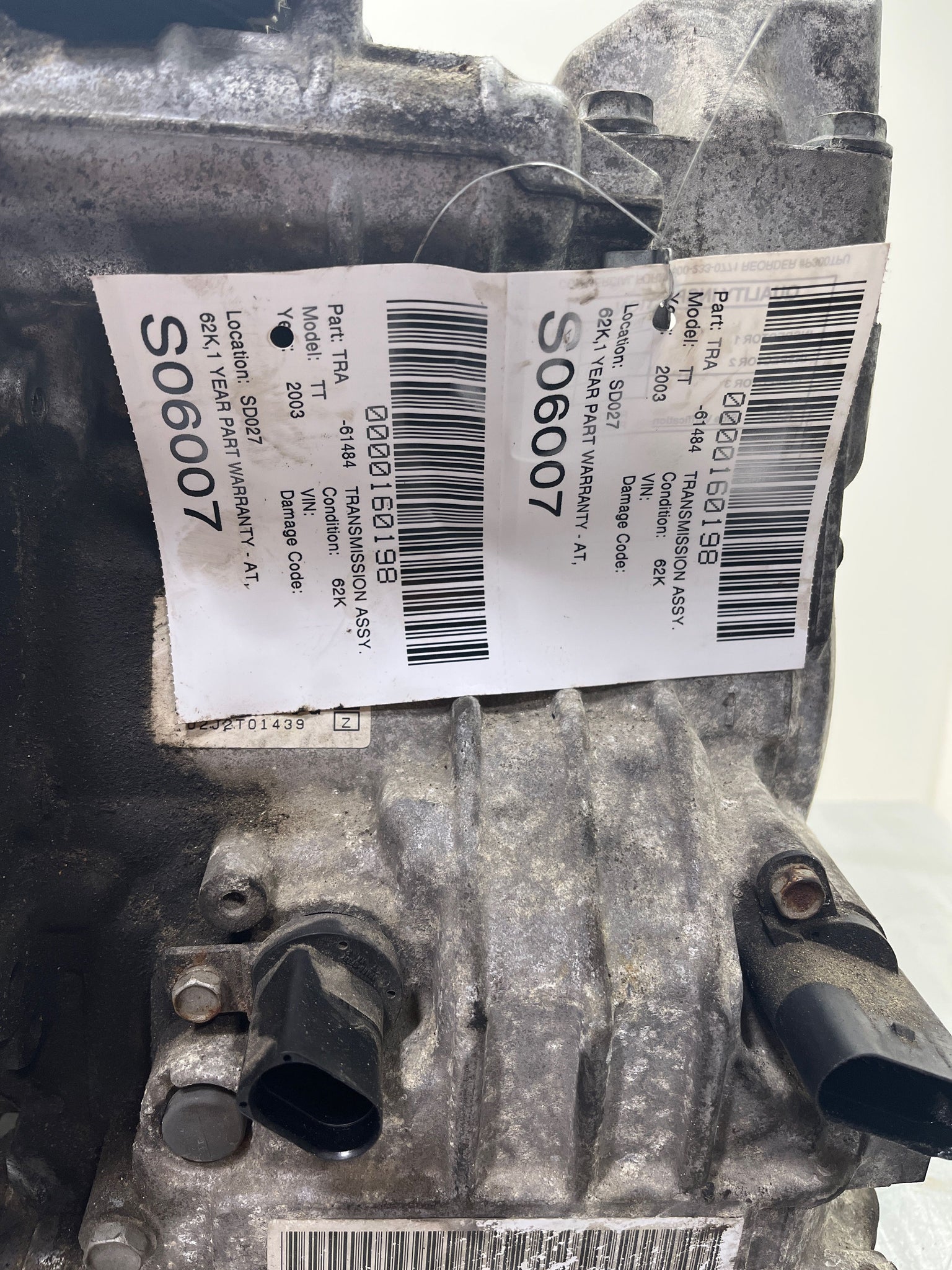 AUTOMATIC TRANSMISSION Audi TT 2003 03 2004 04 2005 05 - NW424760