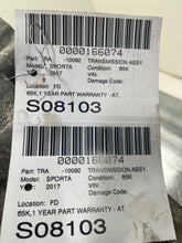 Load image into Gallery viewer, Transmission Kia Sportage 2017 - NW450881
