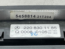 Load image into Gallery viewer, Temp Climate AC Heater Control Mercedes S430 S500 S350 CL500 00 01 02 03 - 06 - NW454314
