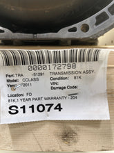 Load image into Gallery viewer, TRANSMISSION C230 C250 C300 C350 C63 09 10 11 AWD - NW475456
