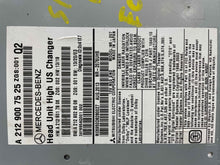 Load image into Gallery viewer, RADIO CONTROLS Mercedes-Benz E250D E300 E350 E400 E550 E63 2014 14 - NW481924
