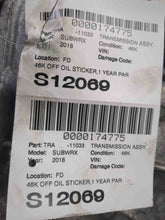 Load image into Gallery viewer, Transmission Subaru Impreza WRX 2018 - NW482831
