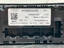 Load image into Gallery viewer, FRONT TEMPERATURE CONTROLS Audi A8 S8 11 12 13 14 - NW482671

